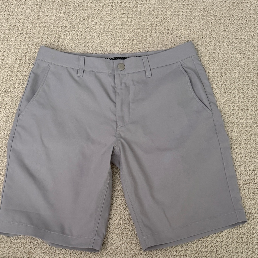 Bonobos Light Gray Flat Front Golf Shorts